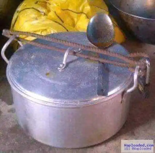 Hard Times: See Funny Pictures Of How People Are Guarding Their Foodstuffs